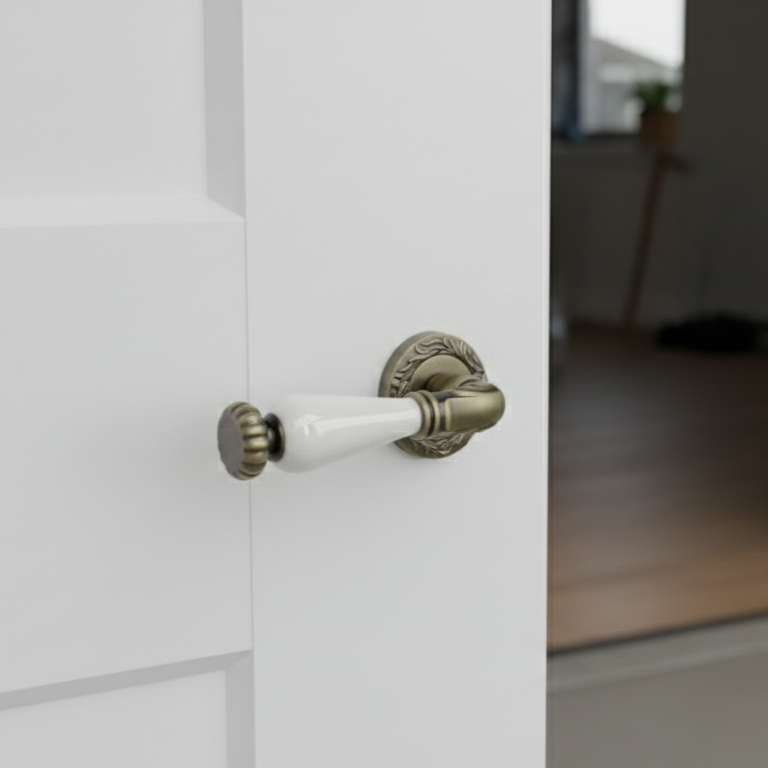 Galleria Ceramic Lever Mortise Set – Ceramic Mortise Handles