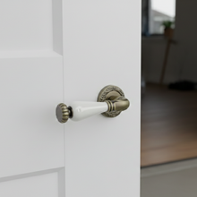 Galleria Ceramic Lever Mortise Set – Ceramic Mortise Handles — view 1