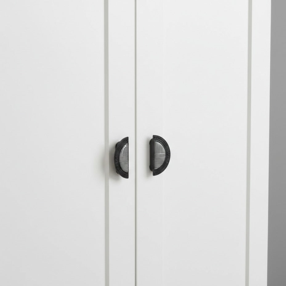 Prowl Arc Cup Pull – Ceramic drawer handle
