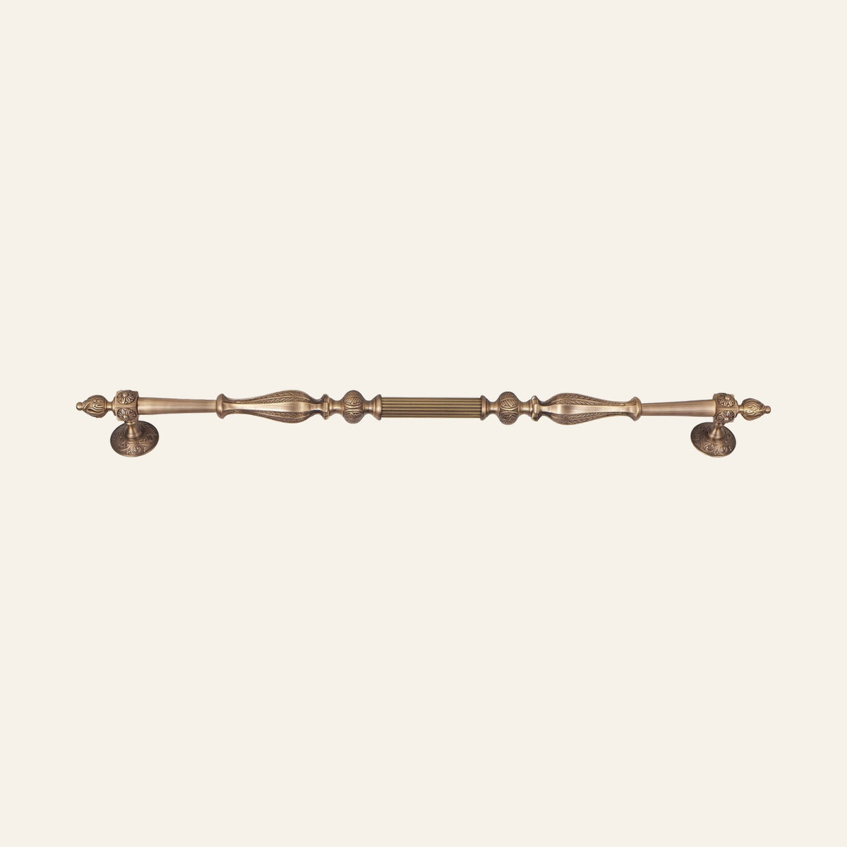Altona solid brass pull handle, horizontal profile detail