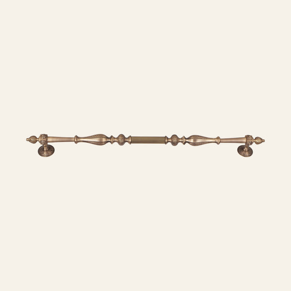 Altona solid brass pull handle, horizontal profile detail