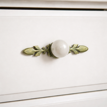 Verdana Leaf Globe Knob – Ceramic Knob — view 1