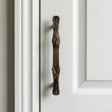 Bark Textured Brass Door Handle – Brass handles — view 3