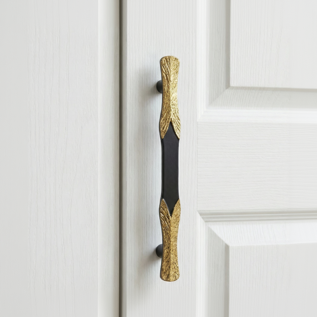Bark Textured Brass Door Handle – Brass handles