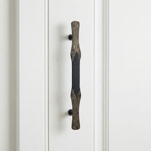 Bark Textured Brass Door Handle – Brass handles — view 4