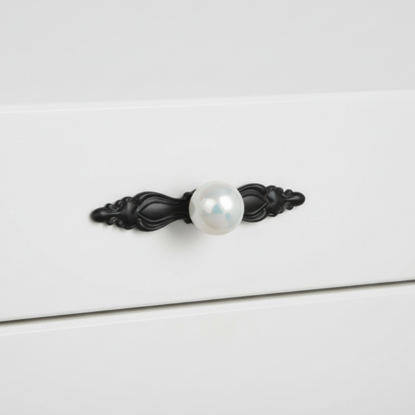 Baroque Noir Globe Knob – Ceramic Knob
