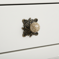 Solstice Sunburst Dome Knob – Ceramic Knob