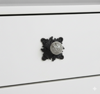 Solstice Sunburst Dome Knob – Ceramic Knob