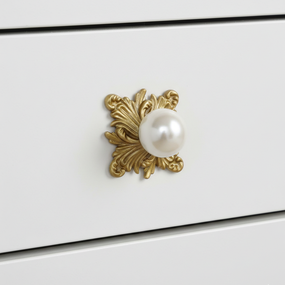 Solstice Sunburst Dome Knob – Ceramic Knob