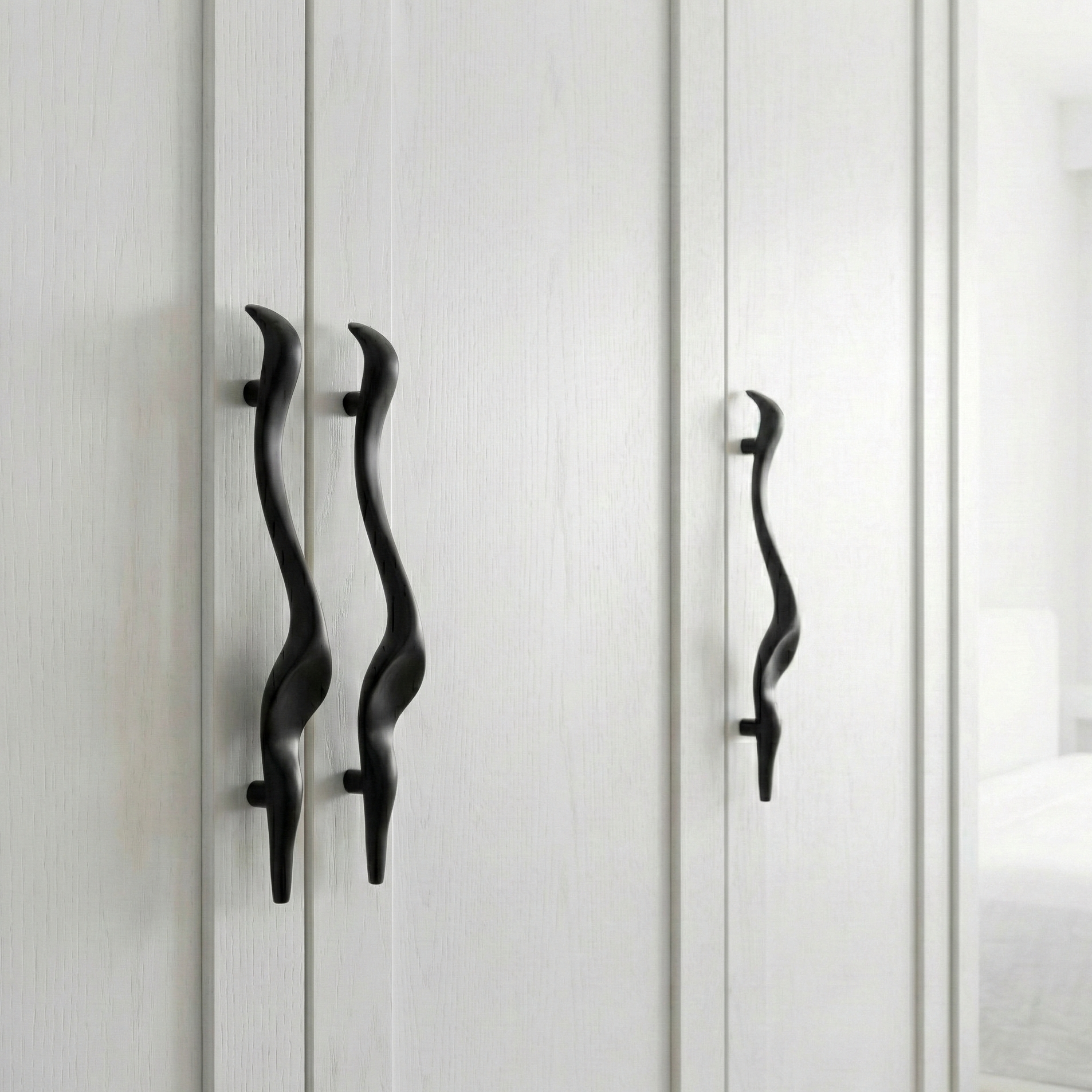 Signature Slim Brass Door Handle – Brass handles