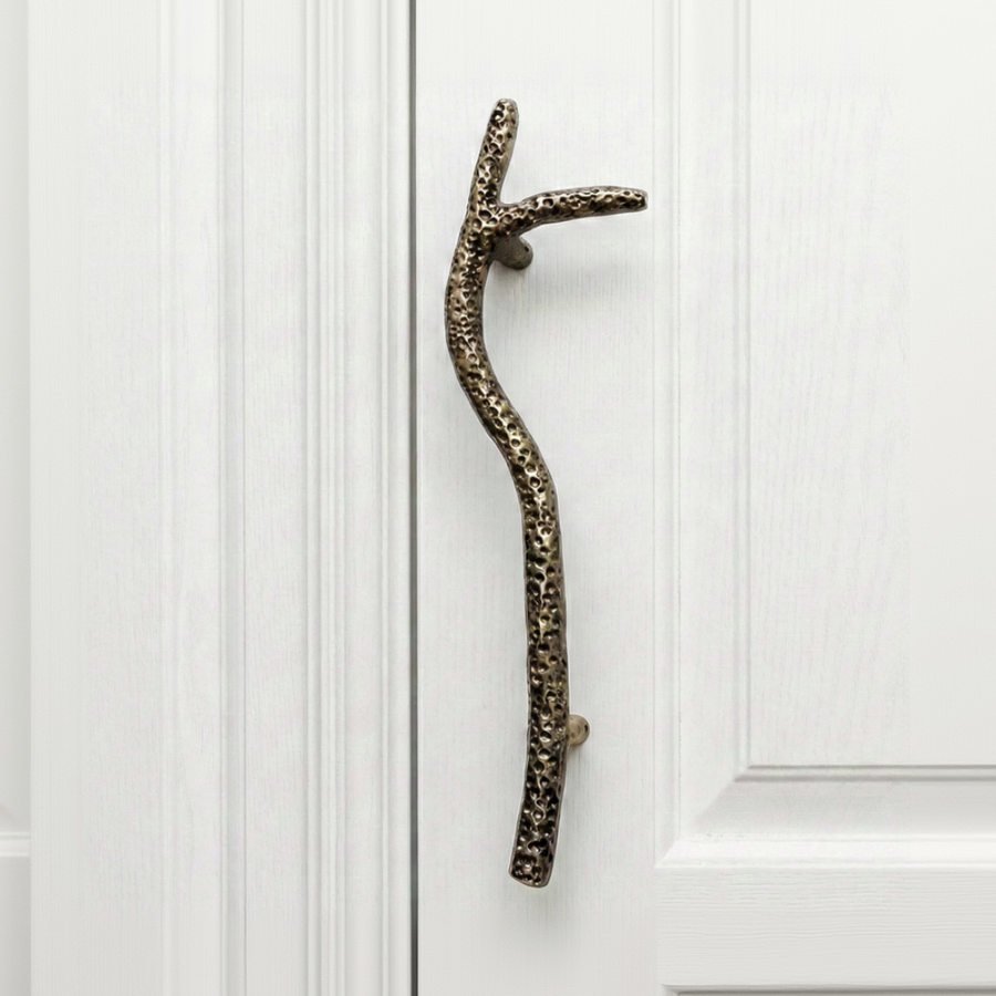 Branch Nature Brass Door Handle, view 3