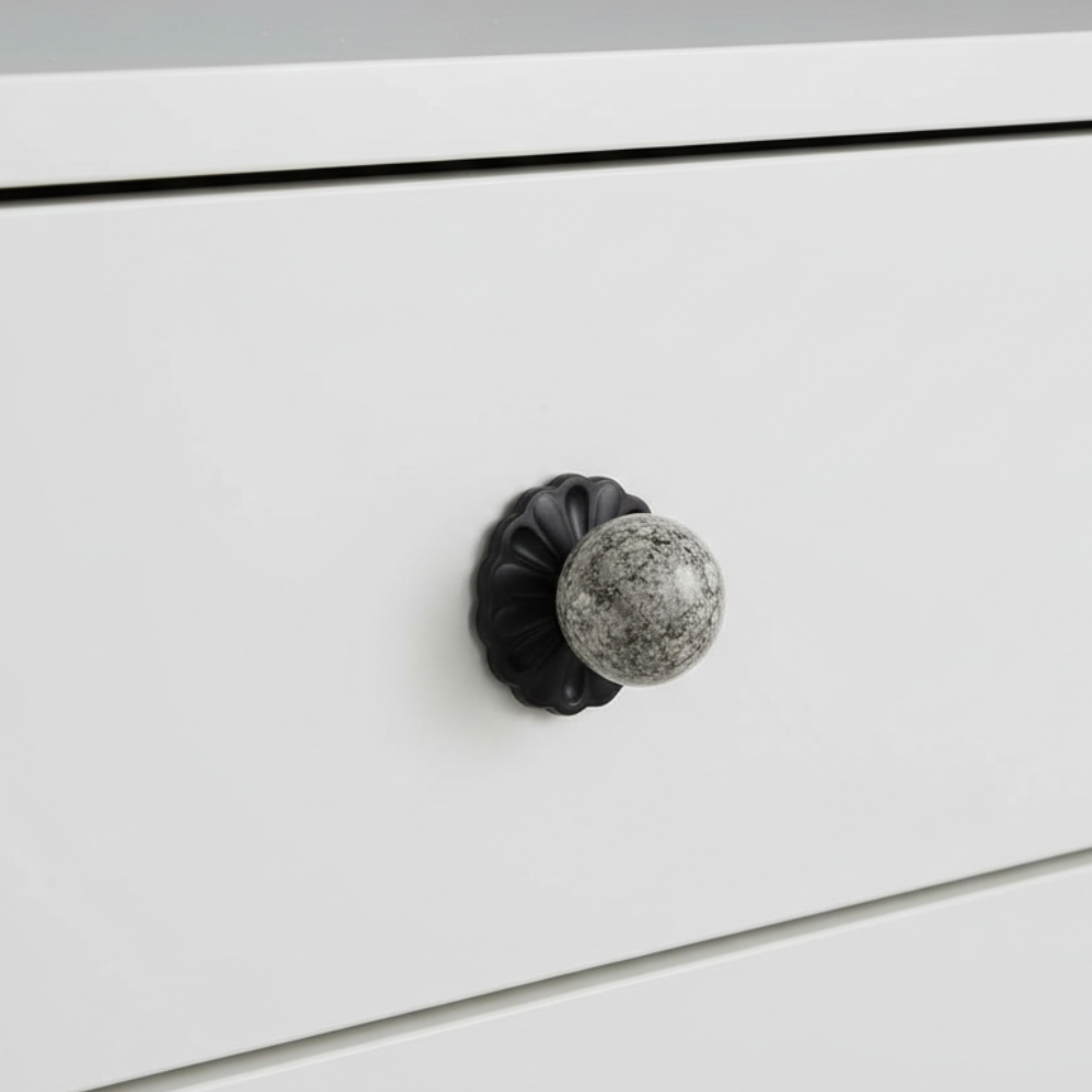 Petal Drift Dome Knob – Ceramic Knob