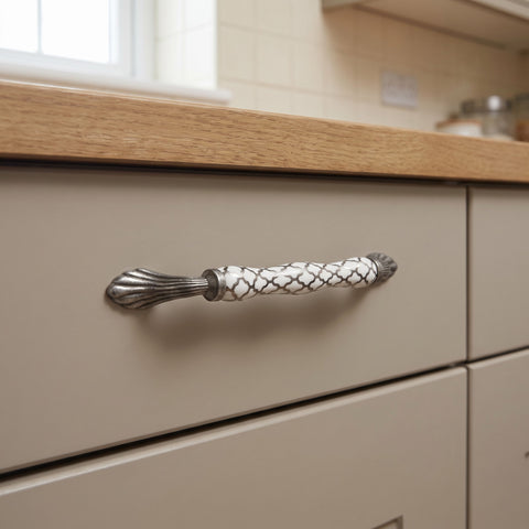 Solaris Dome Bar Handle – Ceramic drawer handle