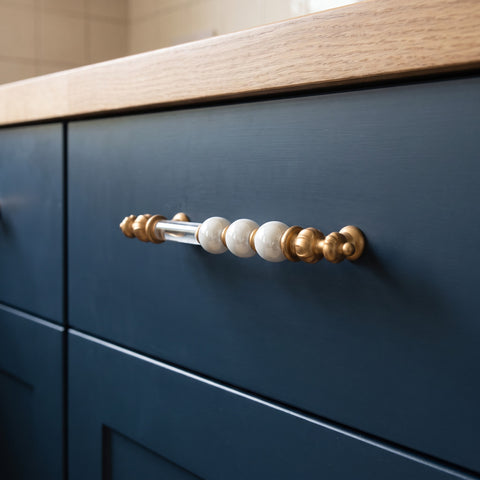 Venezia Bead Bar Handle – Ceramic drawer handle