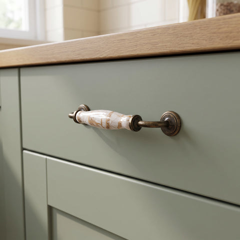 Promenade Dome Bar Handle – Ceramic drawer handle