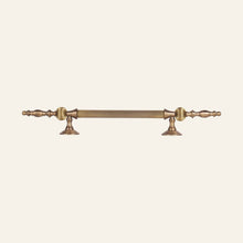 Cilo solid brass pull handle, full length profile