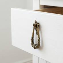 Minoan Ornate Drop Pull – Zinc drop handle — view 1