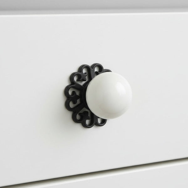 Mosaic Globe Dome Knob in Sedef Pearl