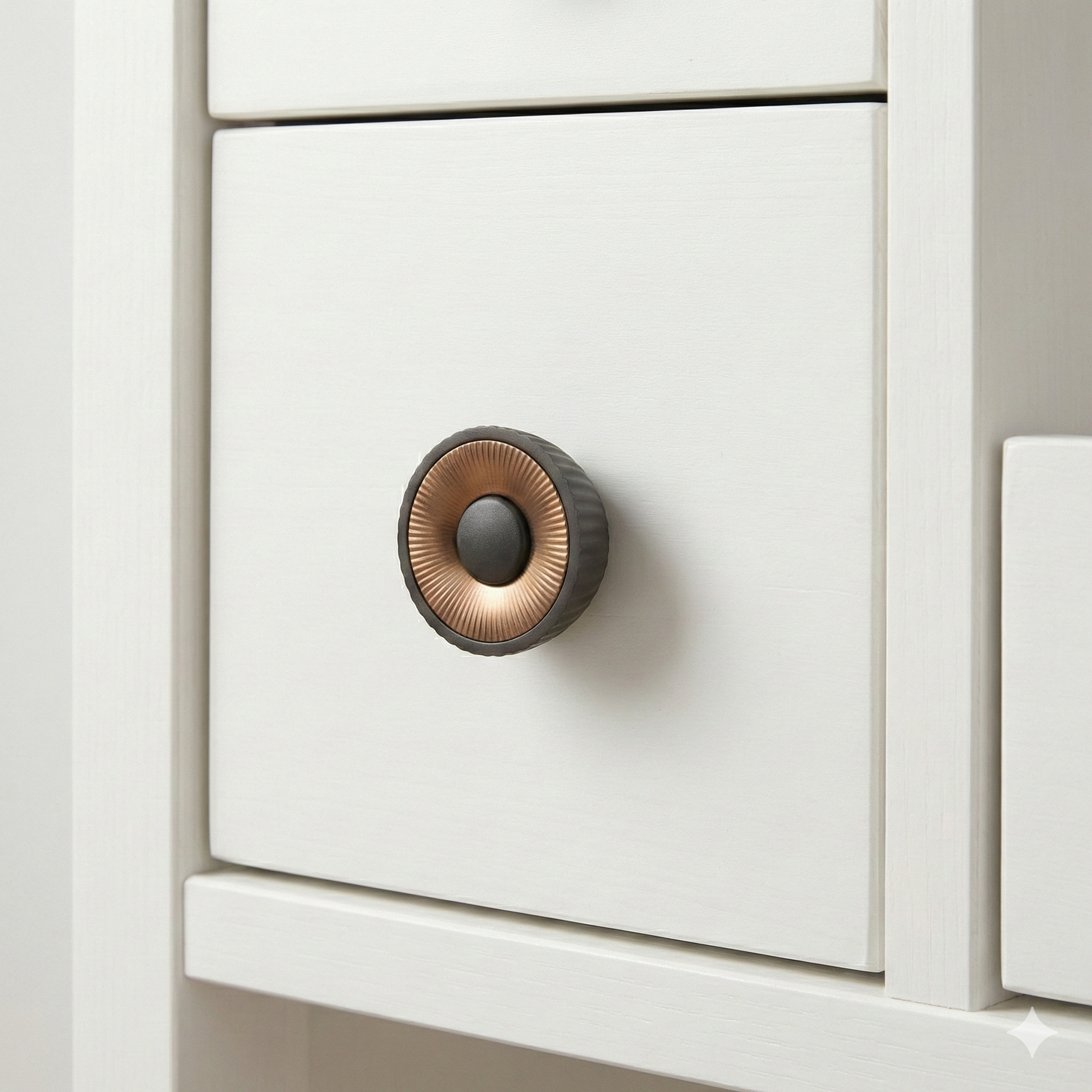 Curved Dome Disc Knob – Zinc Knob