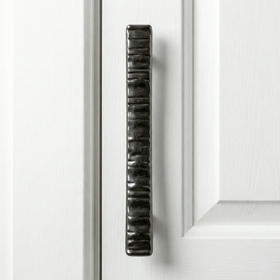 Square Solid Brass Cabinet Handle – Brass wardrobe handles — view 5