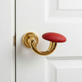 Magnifica Leather Full-Lock Mortise Set – Brass Mortise Handles