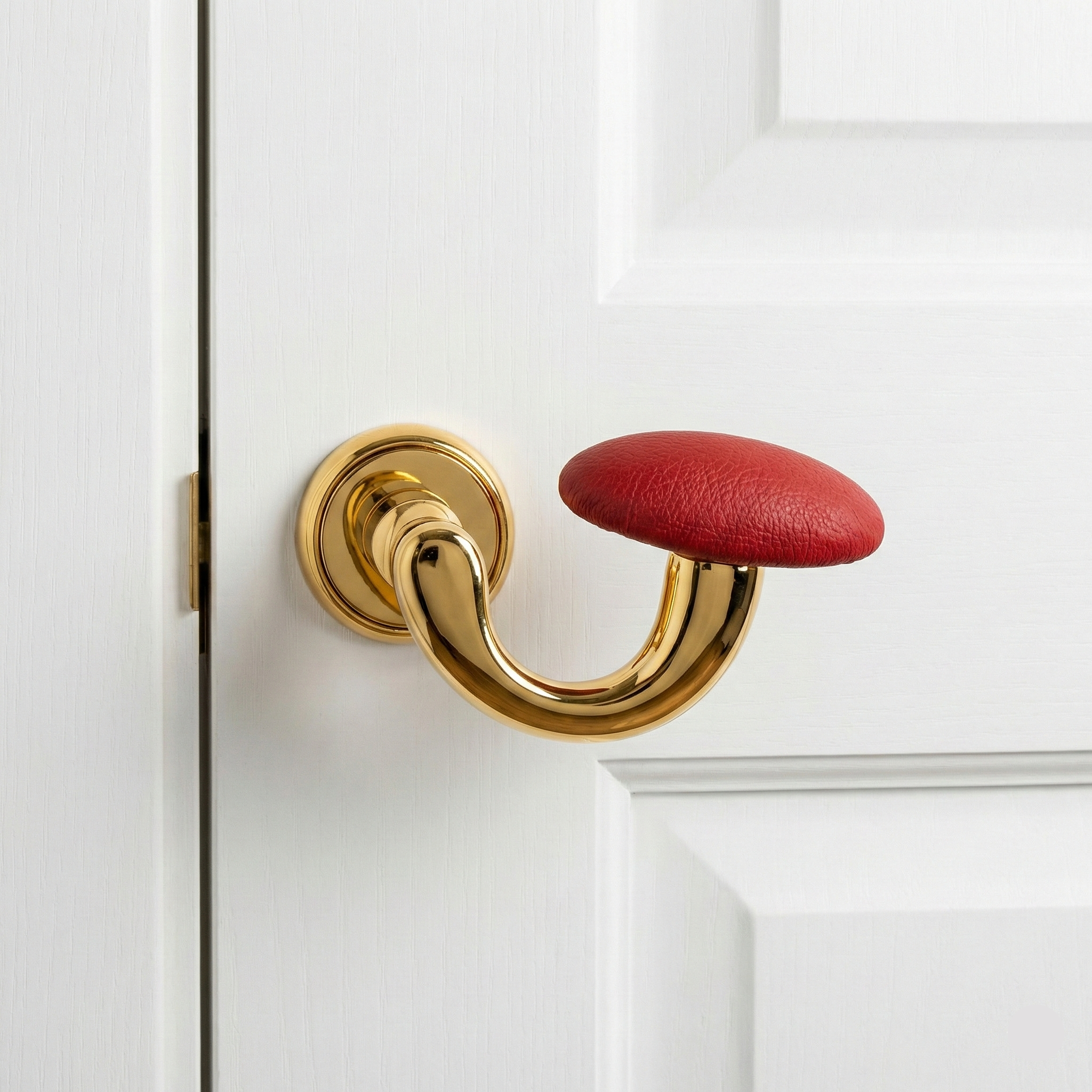 Magnifica Leather Full-Lock Mortise Set – Brass Mortise Handles