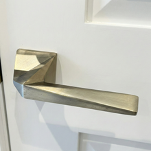 Satin Lever Mortise Set –Mortise Handles — view 1