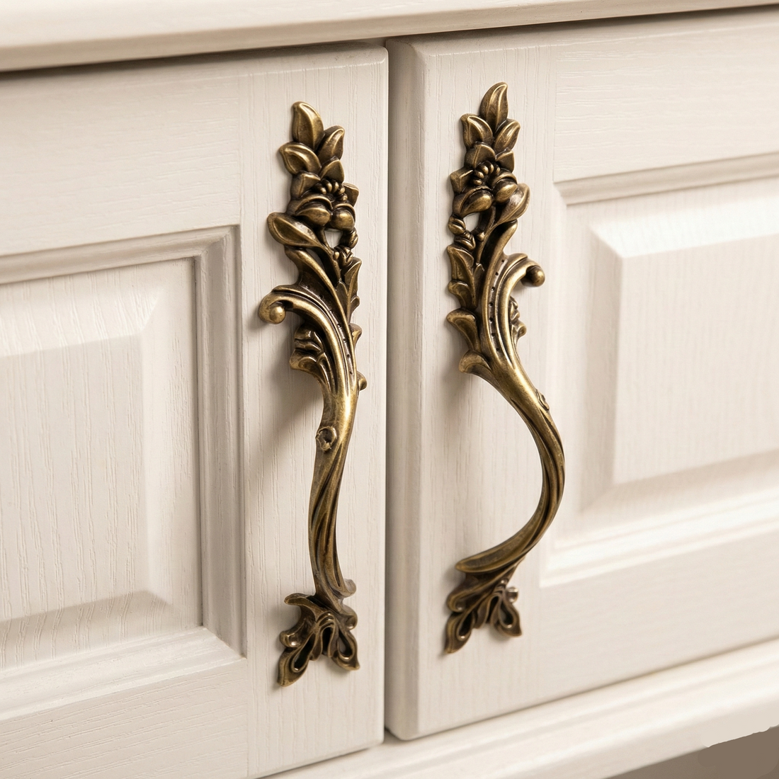 Corfu Round Bar Handle – Zinc drawer handle