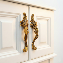 Roma Sculpted Bar Handle – Zinc drawer handle — view 3