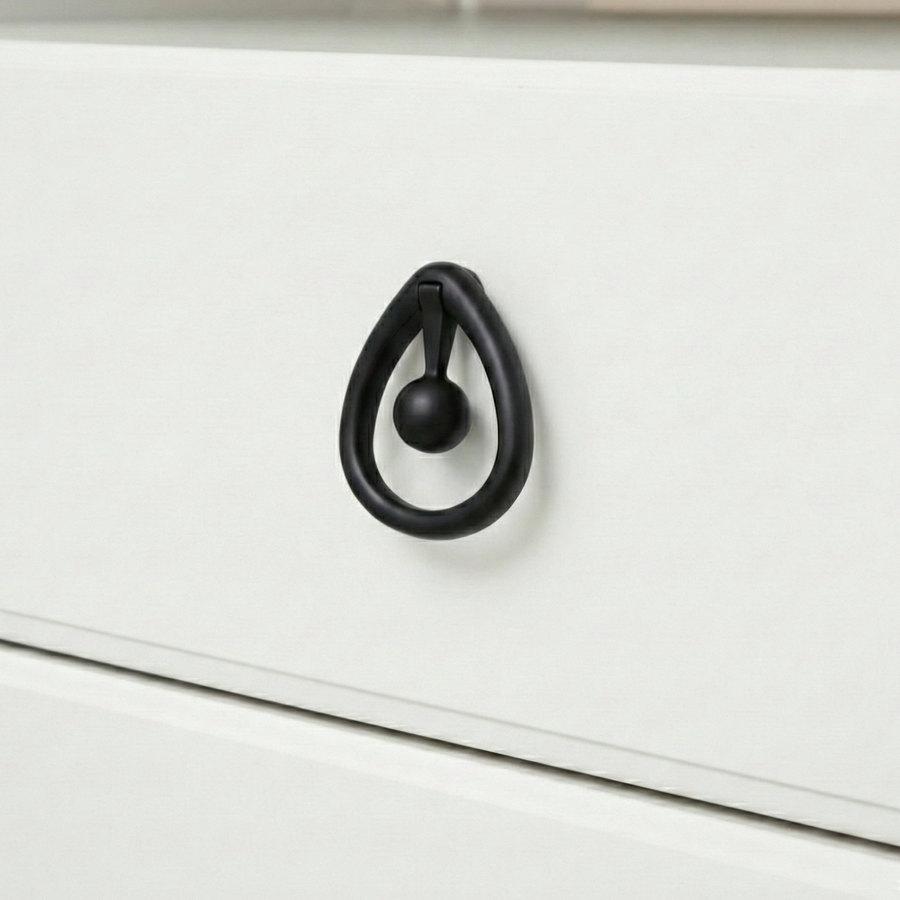 Hera Sculptural Knob – Zinc Knob — view 2