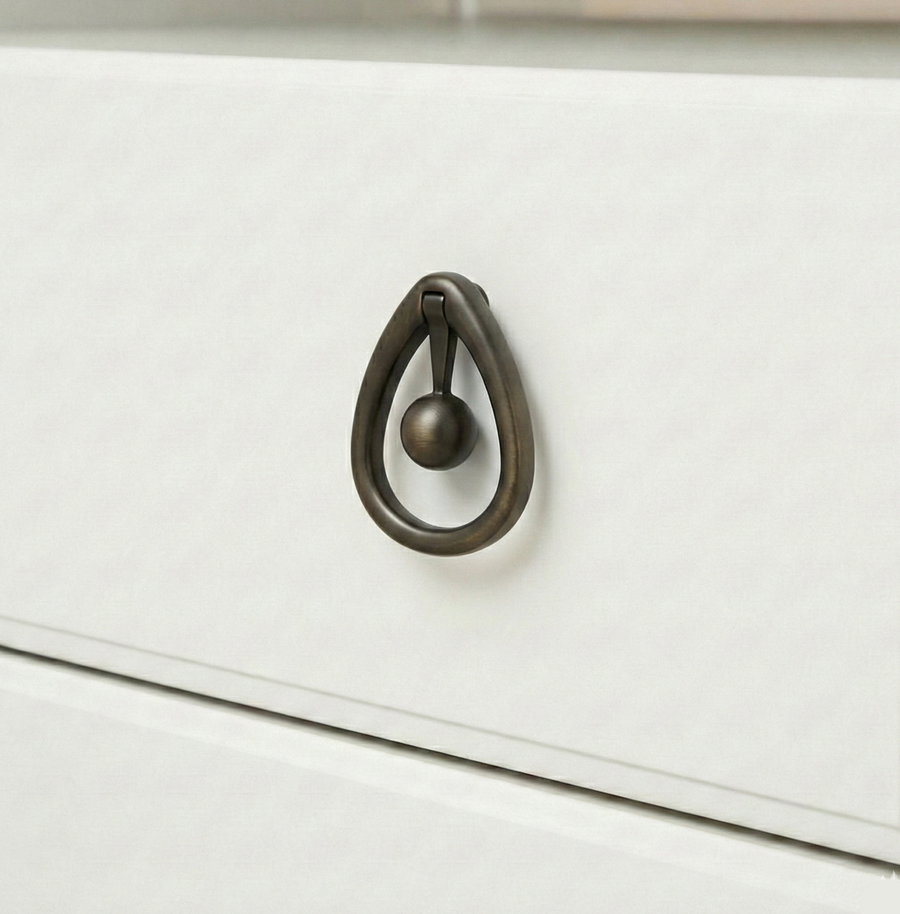 Hera Sculptural Knob – Zinc Knob — view 4