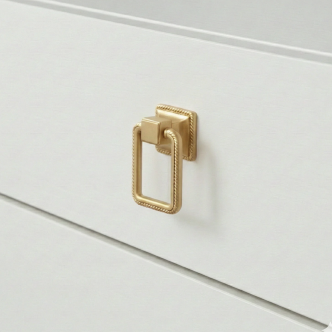 Kare Square Ribbed Knob – Zinc Knob
