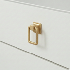 Kare Square Ribbed Knob – Zinc Knob
