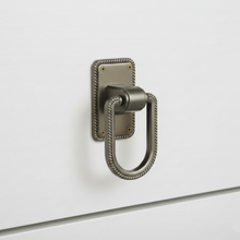 Oval Ribbed European Knob – Zinc Knob — view 3
