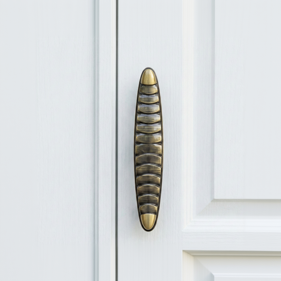 Oval Solid Brass Cabinet Handle – Brass wardrobe handles