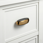Duo-Finish Flat Bar Knob – Zinc Knob