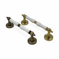 Ardenza Plate Lever Mortise Set – Ceramic Pull Handles