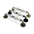 Lumino Plate Lever Mortise Set – Ceramic Pull Handles