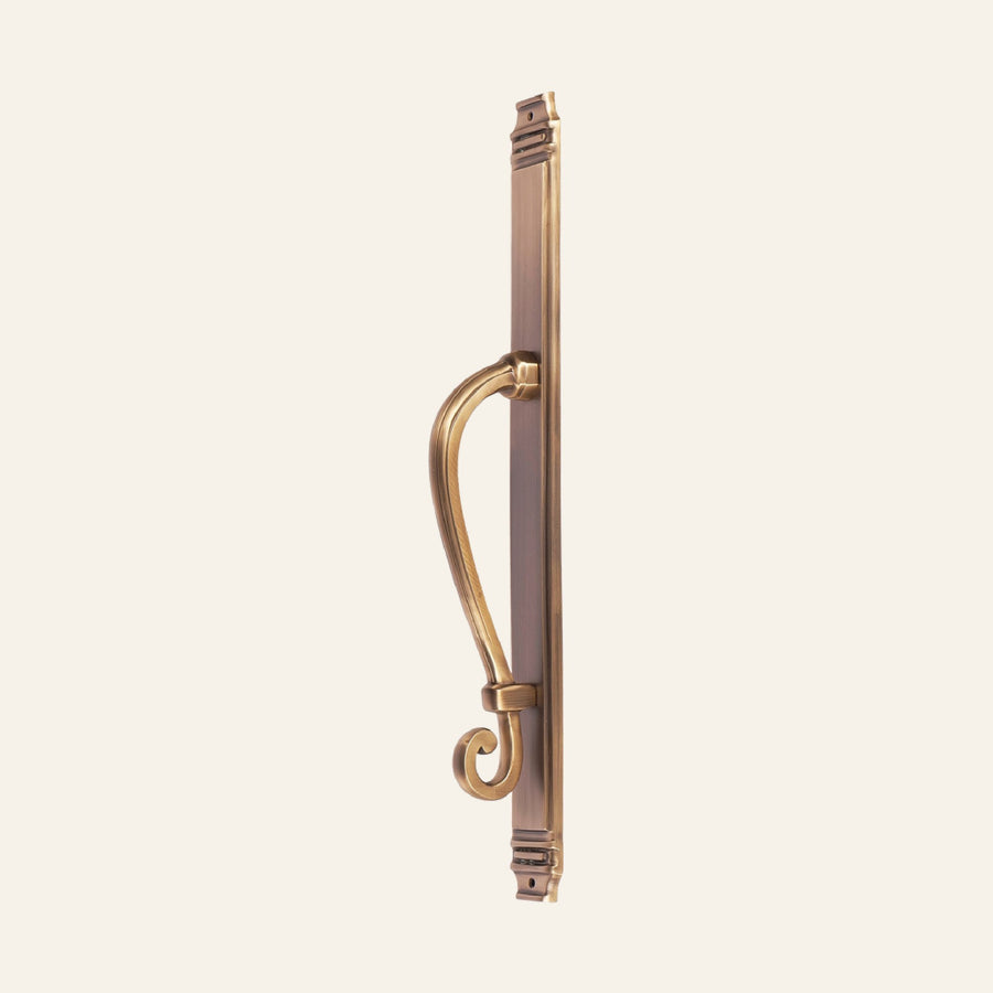 Tokyo solid brass pull handle, alternate profile