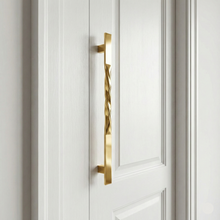Twig Sculptural Brass Door Handle – Brass handles — view 2