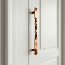 Twig Sculptural Brass Door Handle – Brass handles — view 3