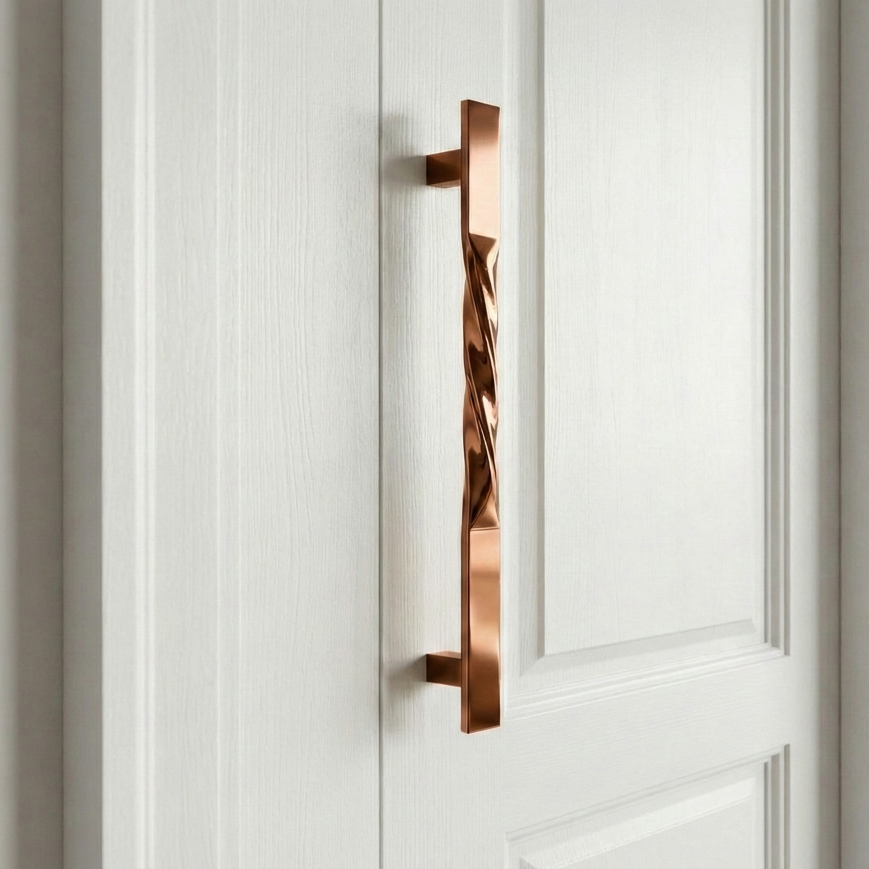 Twig Sculptural Brass Door Handle – Brass handles