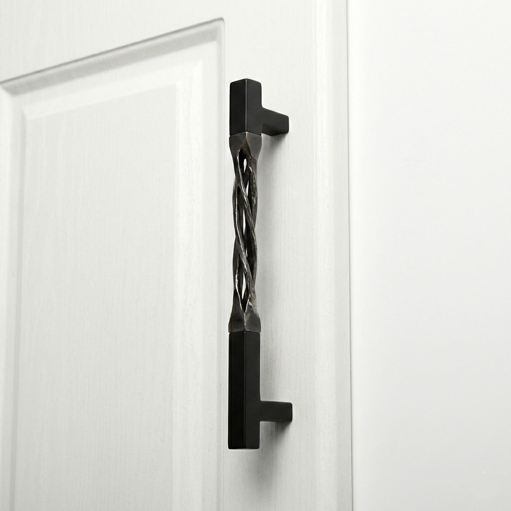 Twig Sculptural Brass Door Handle – Brass handles