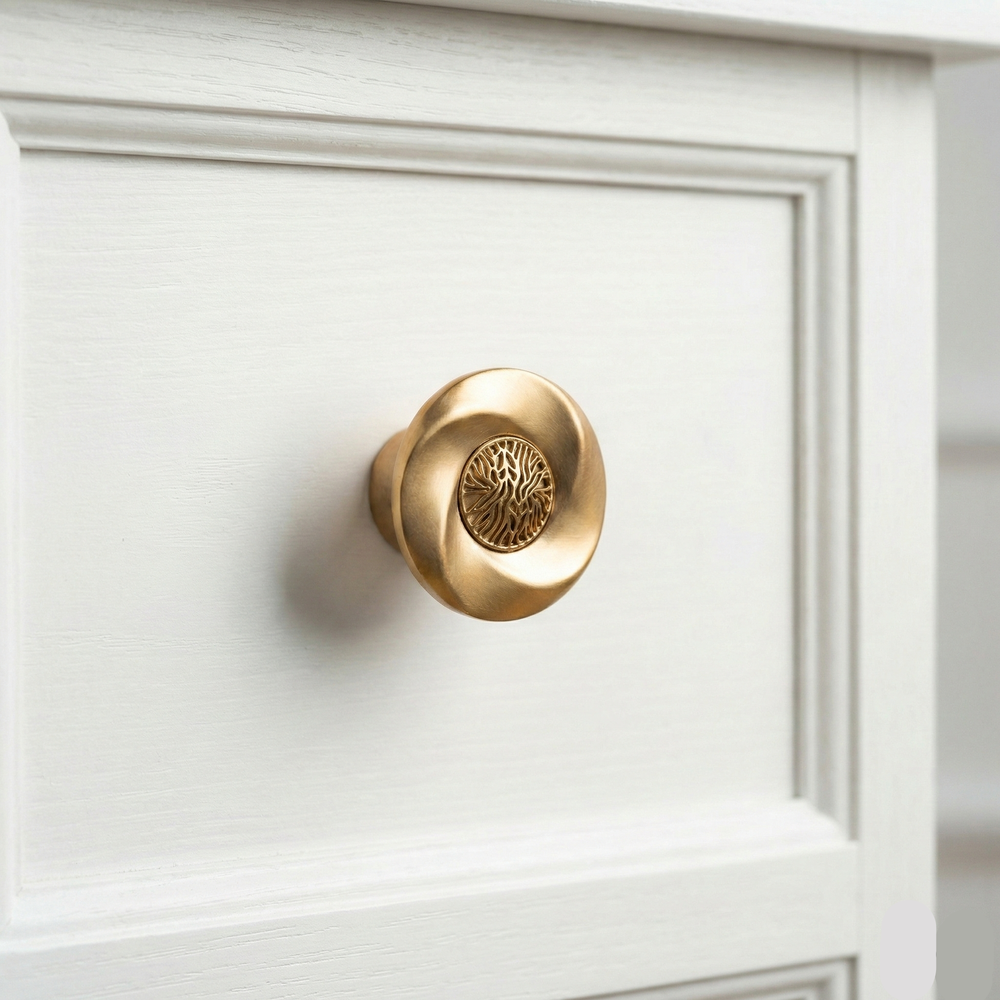 Square Dome Knob – Zinc Knob