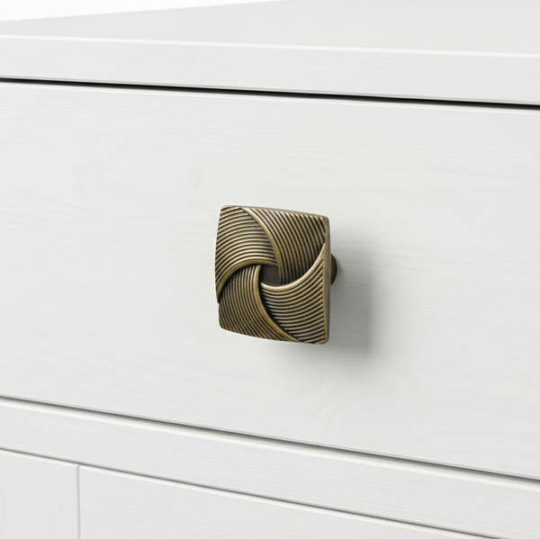 Flat Disc Compact Knob – Zinc Knob — alternate view