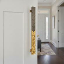 Water Flow Brass Door Handle – Brass handles — view 4
