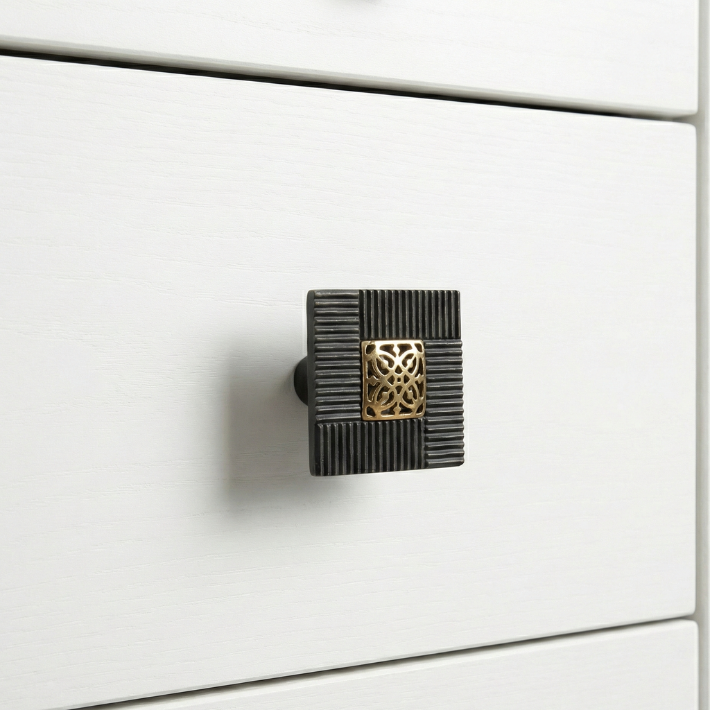 Square Solid Brass Push Plate – Brass Knob