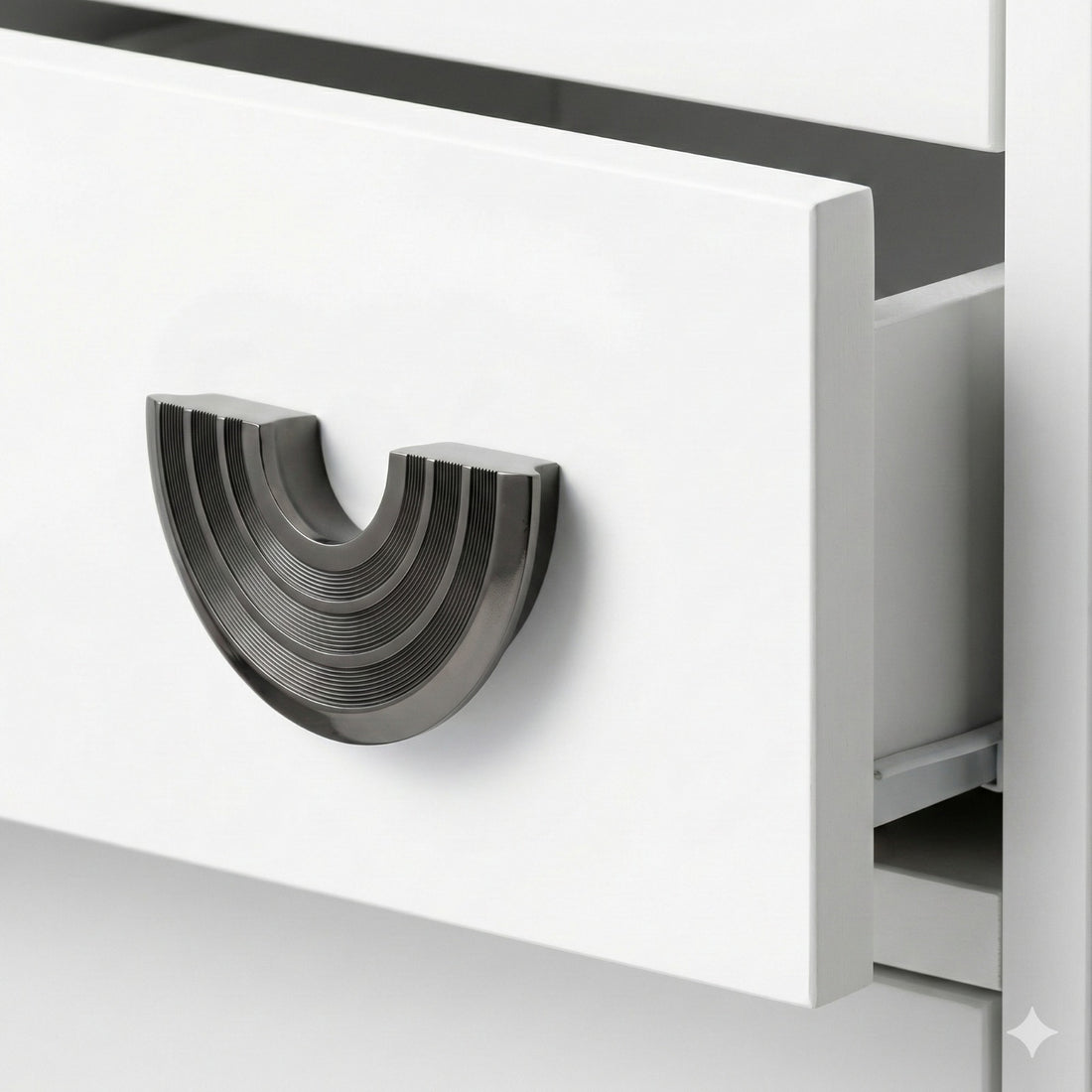 Semi-Circle Solid Brass Pull – Brass wardrobe handles