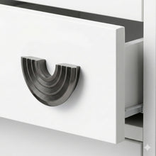 Semi-Circle Solid Brass Pull – Brass wardrobe handles — view 1