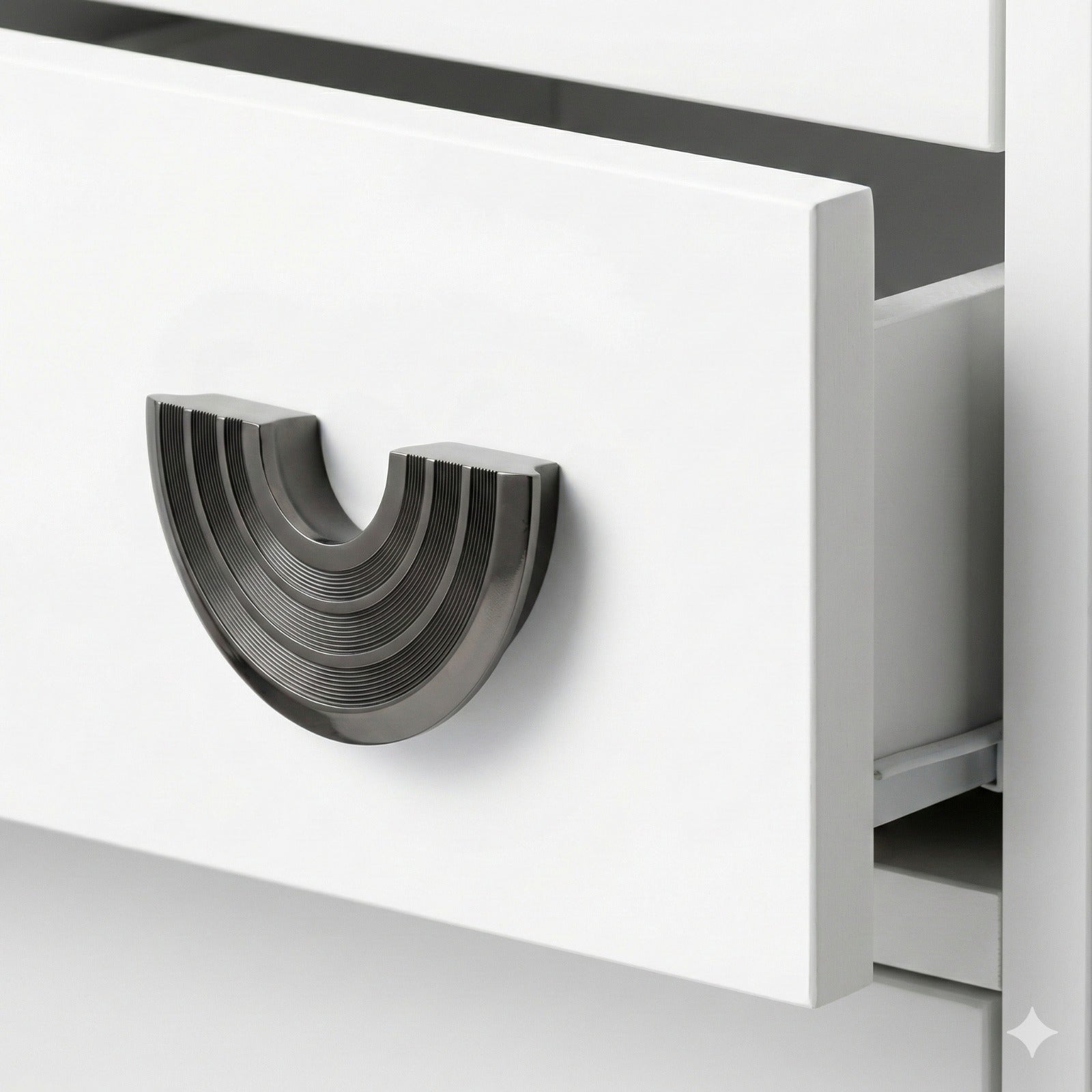 Semi-Circle Solid Brass Pull – Brass wardrobe handles